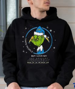 Official Santa Grinch I Hate People But I Love My Los Angeles Chargers Christmas 2023 t shirt