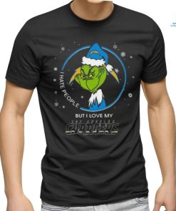 Official Santa Grinch I Hate People But I Love My Los Angeles Chargers Christmas 2023 t shirt