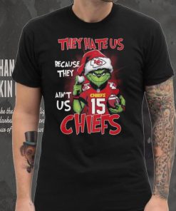 Official Santa Grinch They Hate Us Because They Ain’t Us Kansas City Chiefs Shirt