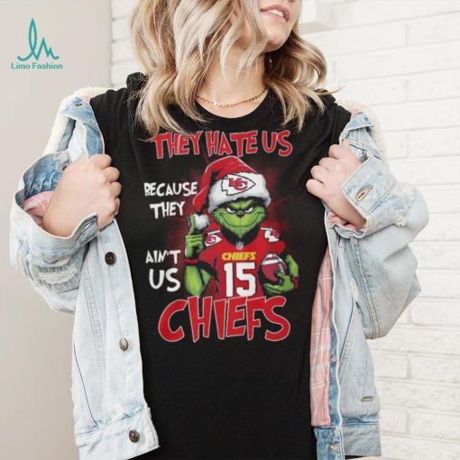 Official Santa Grinch They Hate Us Because They Ain’t Us Kansas City Chiefs Shirt