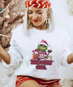 Official Santa Hat Grinch Brown Girl Merry Christmas 2023 Shirt, hoodie, sweater, long sleeve and tank top Official Santa Hat Grinch Brown Girl Merry Christmas 2023 Shirt