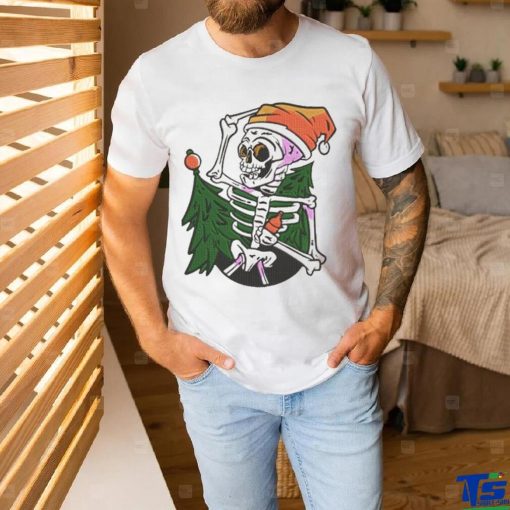 Official Santa Skeleton Chibi Merry Christmas Tree 2023 Shirt