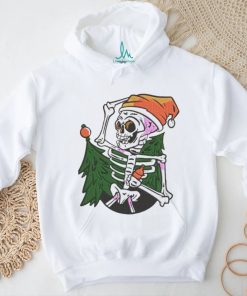 Official Santa Skeleton Chibi Merry Christmas Tree 2023 Shirt