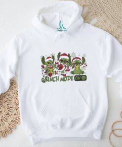 Official Santa Stitch Grinch Mode On Christmas Shirt