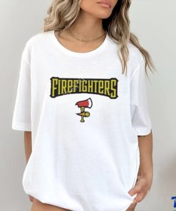Official Savannah bananas merch firefighters red shirt