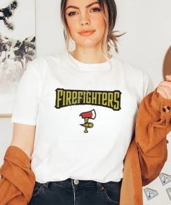 Official Savannah bananas merch firefighters red shirt
