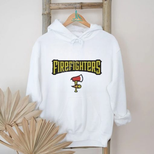Official Savannah bananas merch firefighters red shirt