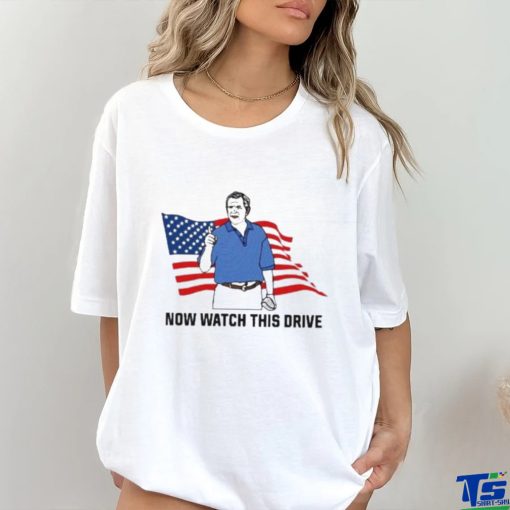 Official Shitheadsteve merch flag America now watch this drive shirt