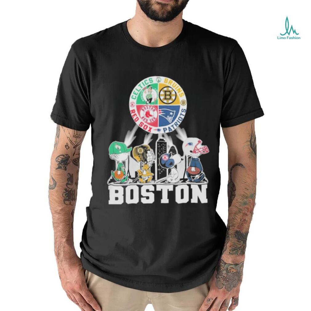 Official Snoopy And Friends Boston City Logo Shirt Official Snoopy And Friends Boston City Logo Shirt