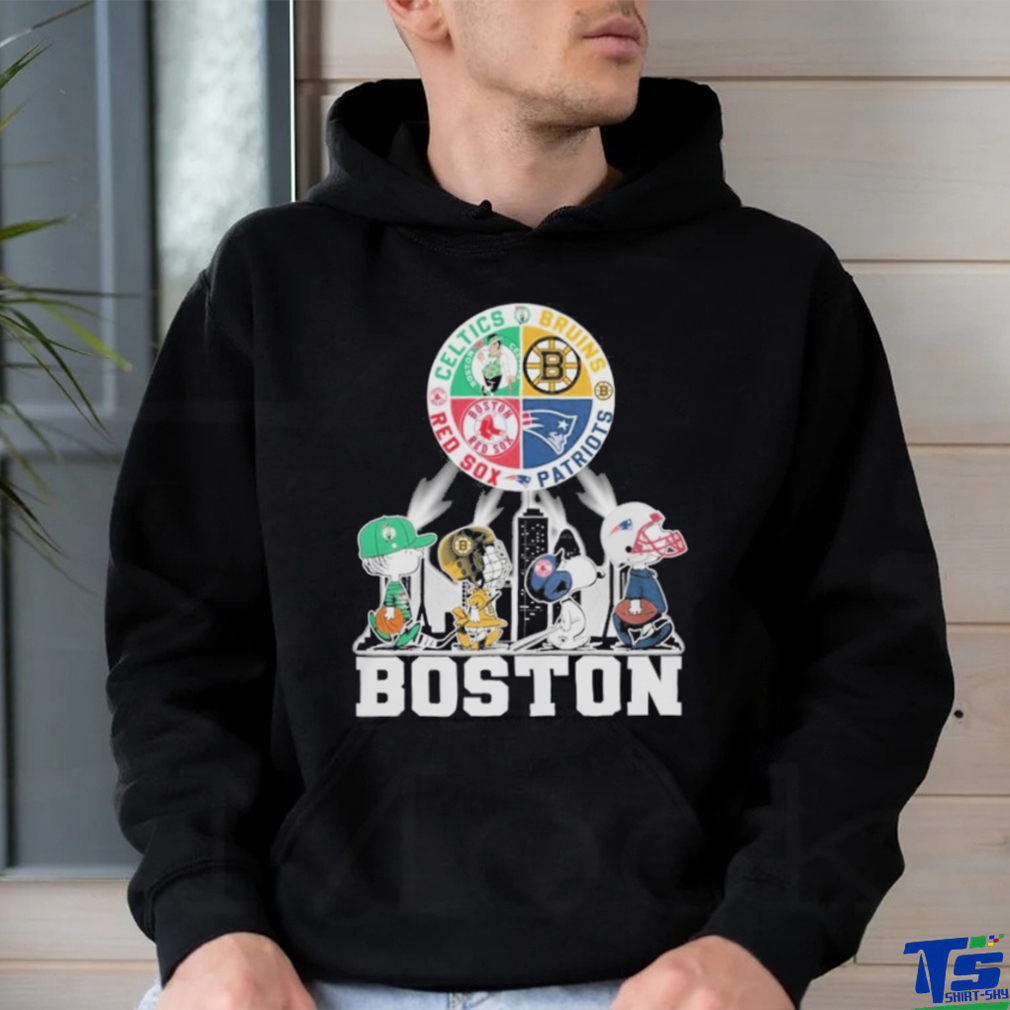 Official Snoopy And Friends Boston City Logo Shirt Official Snoopy And Friends Boston City Logo Shirt