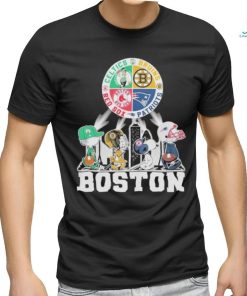 Official Snoopy And Friends Boston City Logo Shirt, hoodie, sweater, long sleeve and tank top Official Snoopy And Friends Boston City Logo Shirt