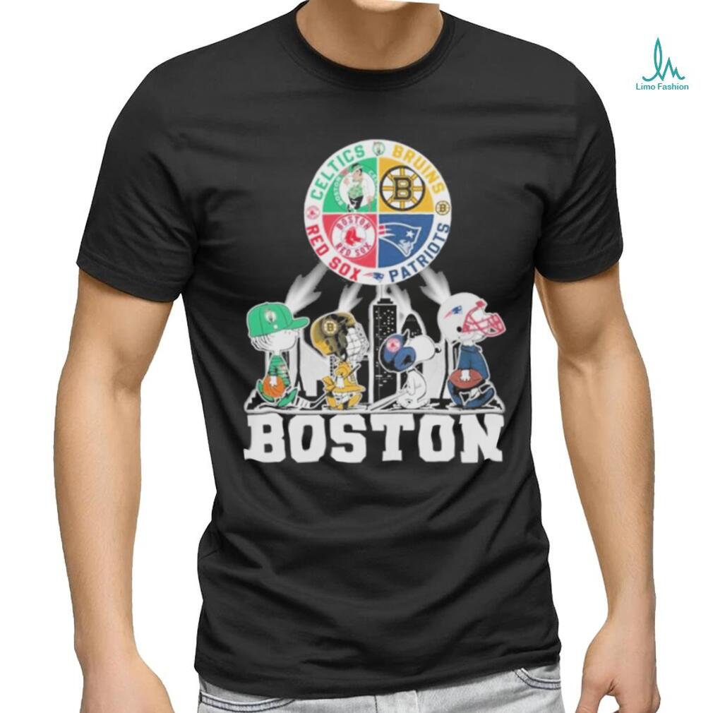 Official Snoopy And Friends Boston City Logo Shirt Official Snoopy And Friends Boston City Logo Shirt