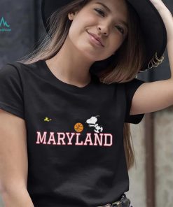 Official Snoopy And Woodstock Peanuts Maryland Basketball shirt
