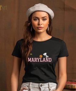 Official Snoopy And Woodstock Peanuts Maryland Basketball shirt