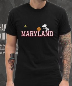 Official Snoopy And Woodstock Peanuts Maryland Basketball shirt