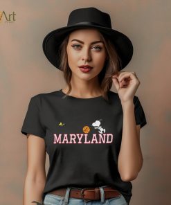 Official Snoopy And Woodstock Peanuts Maryland Basketball shirt
