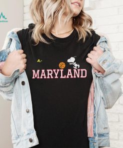 Official Snoopy And Woodstock Peanuts Maryland Basketball shirt