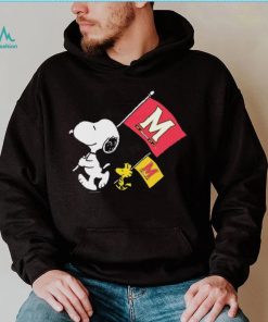 Official Snoopy And Woodstock Peanuts Maryland Gameday Flags shirt
