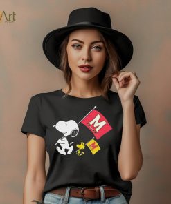 Official Snoopy And Woodstock Peanuts Maryland Gameday Flags shirt