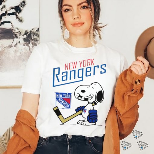 Official Snoopy Fan New York Rangers Hockey T Shirts