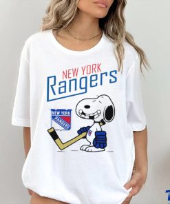 Official Snoopy Fan New York Rangers Hockey T Shirts