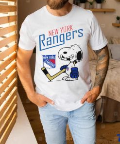 Official Snoopy Fan New York Rangers Hockey T Shirts