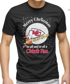 Official Snoopy Merry Christmas To All And To All A Kansas City Chiefs Fan Christmas Shirt