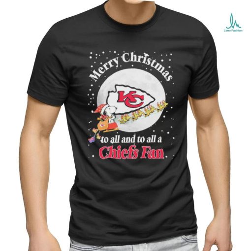 Official Snoopy Merry Christmas To All And To All A Kansas City Chiefs Fan Christmas Shirt