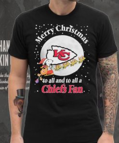 Official Snoopy Merry Christmas To All And To All A Kansas City Chiefs Fan Christmas Shirt