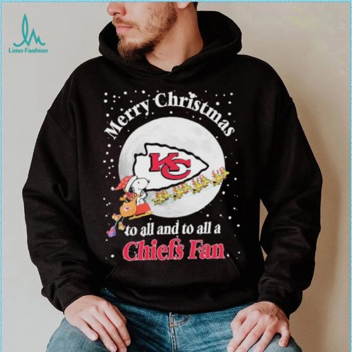 Official Snoopy Merry Christmas To All And To All A Kansas City Chiefs Fan Christmas Shirt