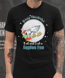 Official Snoopy Merry Christmas To All And To All A Philadelphia Eagles Fan Christmas Shirt
