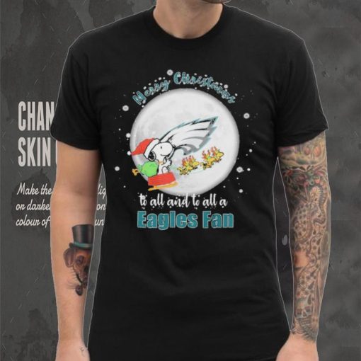 Official Snoopy Merry Christmas To All And To All A Philadelphia Eagles Fan Christmas Shirt
