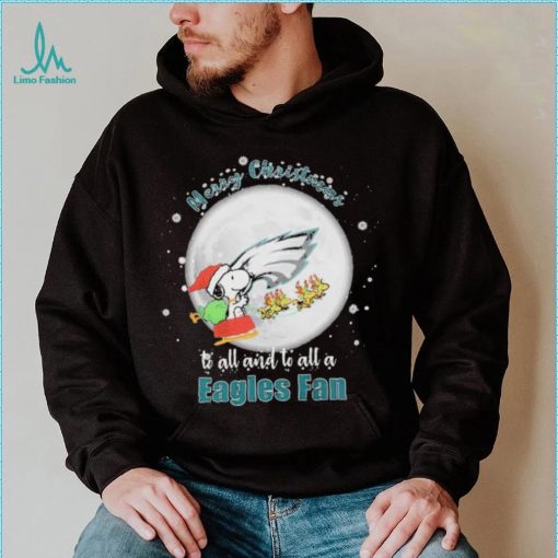 Official Snoopy Merry Christmas To All And To All A Philadelphia Eagles Fan Christmas Shirt