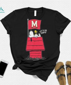 Official Snoopy Peanuts Maryland Home Game Let’s Go Terps shirt