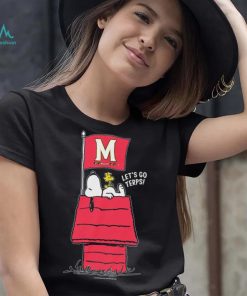Official Snoopy Peanuts Maryland Home Game Let’s Go Terps shirt