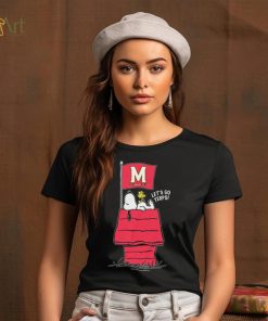 Official Snoopy Peanuts Maryland Home Game Let’s Go Terps shirt