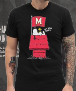Official Snoopy Peanuts Maryland Home Game Let’s Go Terps shirt