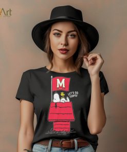 Official Snoopy Peanuts Maryland Home Game Let’s Go Terps shirt