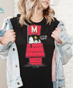 Official Snoopy Peanuts Maryland Home Game Let’s Go Terps shirt