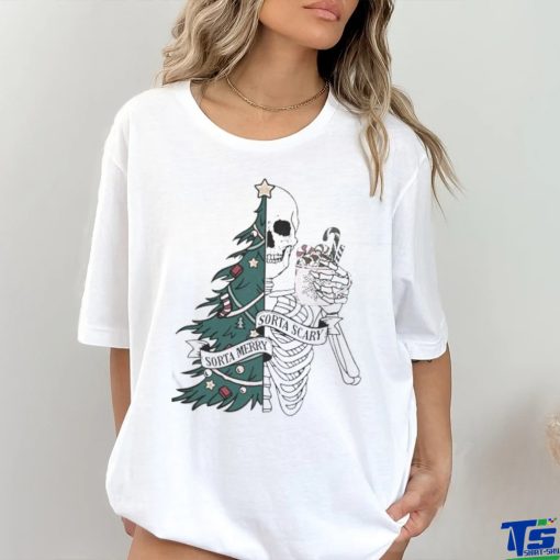 Official Sorta Merry Sorta Scary Tree Christmas Sweatshirt