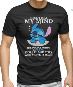 Official Stitch I didn’t lose my mind the people inside my head Shirt