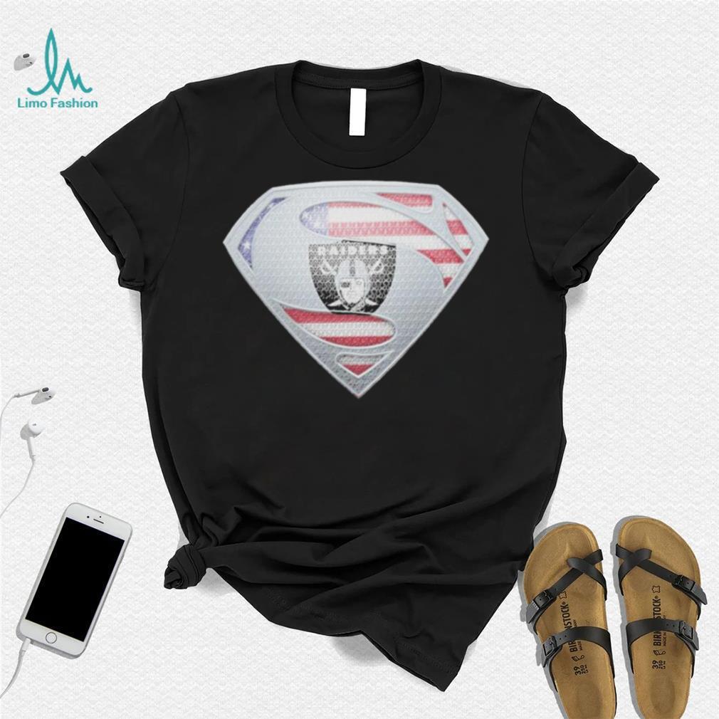 Official Superman Las Vegas Raiders Logo Shirt Official Superman Las Vegas Raiders Logo Shirt