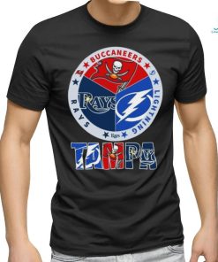 Official Tampa Buccaneers Lightning Rays logo shirt