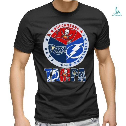 Official Tampa Buccaneers Lightning Rays logo shirt