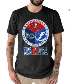Official Tampa Buccaneers Lightning Rays logo shirt