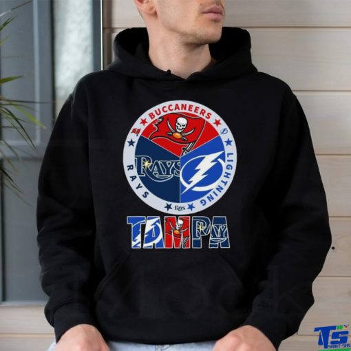 Official Tampa Buccaneers Lightning Rays logo shirt