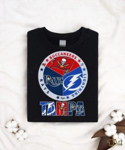 Official Tampa Buccaneers Lightning Rays logo shirt