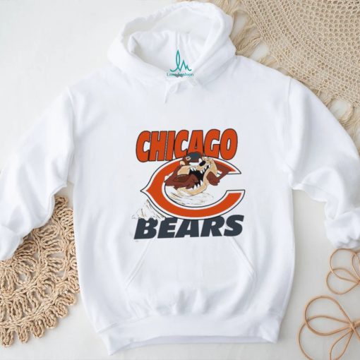 Official Tazmanian Taz Devil Chicago Bears Football T Shirts