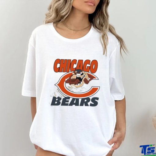 Official Tazmanian Taz Devil Chicago Bears Football T Shirts