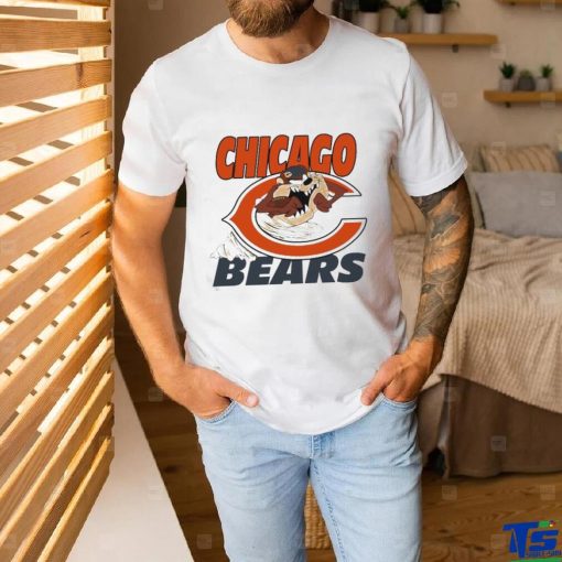 Official Tazmanian Taz Devil Chicago Bears Football T Shirts